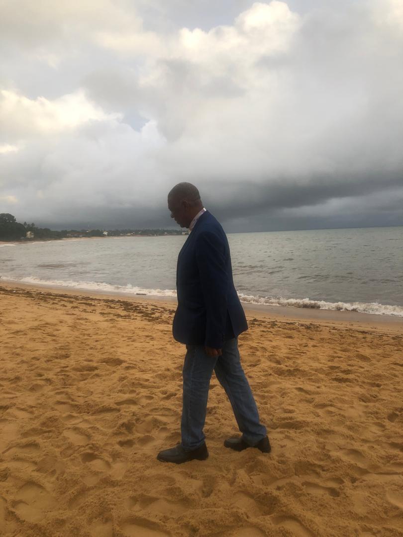 Apostle Dr. Clement at the Seaside